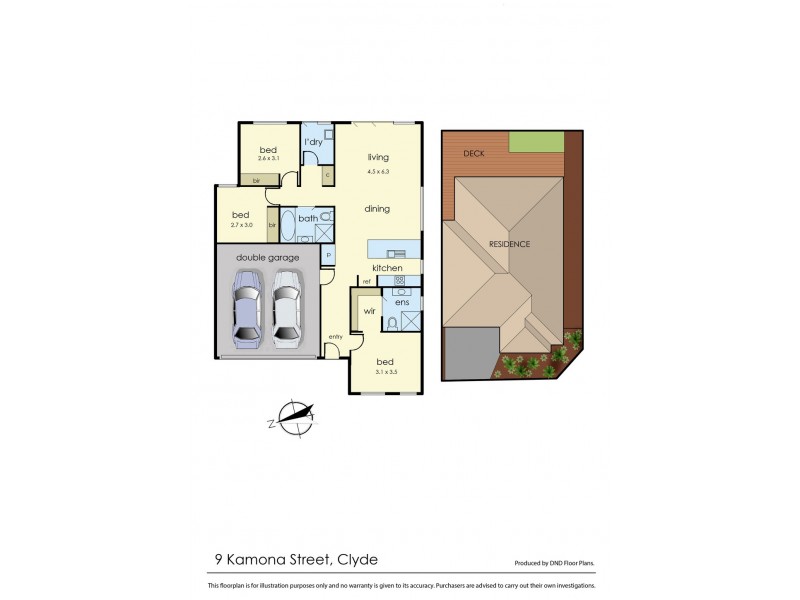 9 Kamona Street, Clyde VIC 3978 Floorplan
