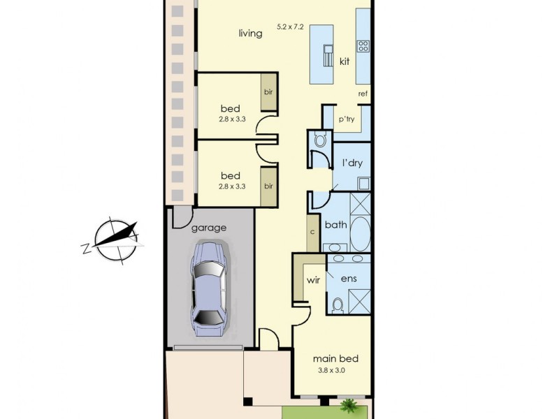 3 Mimica Avenue, Lyndhurst VIC 3975 Floorplan