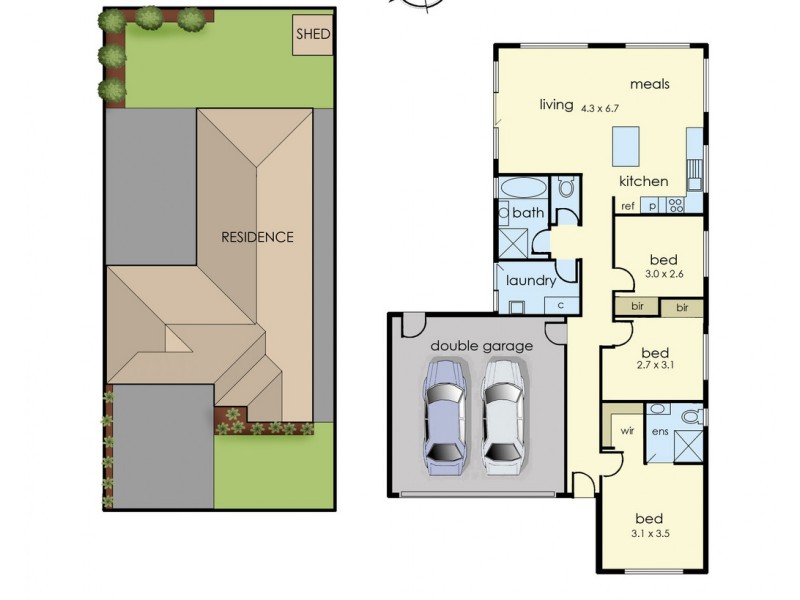 6 Naso Place, Clyde North VIC 3978 Floorplan