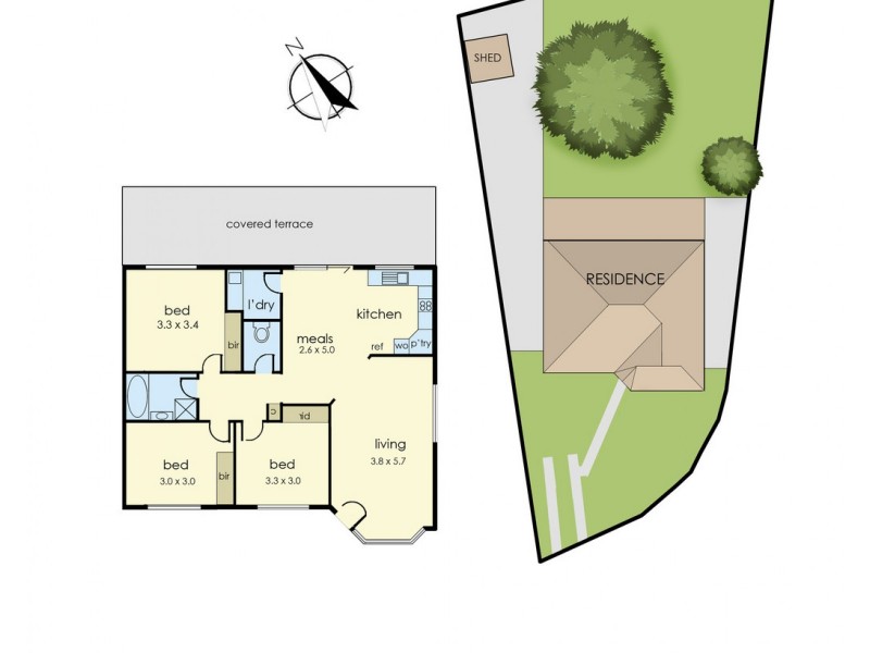 11 Oates Court, Cranbourne North VIC 3977 Floorplan