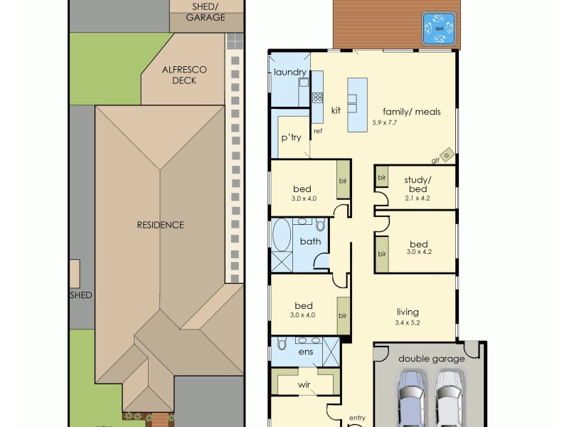 2 Bradshaw Way, Cranbourne East VIC 3977 Floorplan