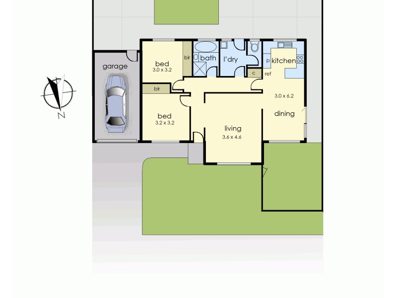 2/220-222 Monahans Road, Cranbourne VIC 3977 Floorplan