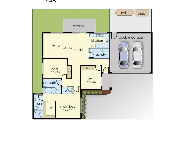 2/21 Rouse Street, Cranbourne VIC 3977 Floorplan