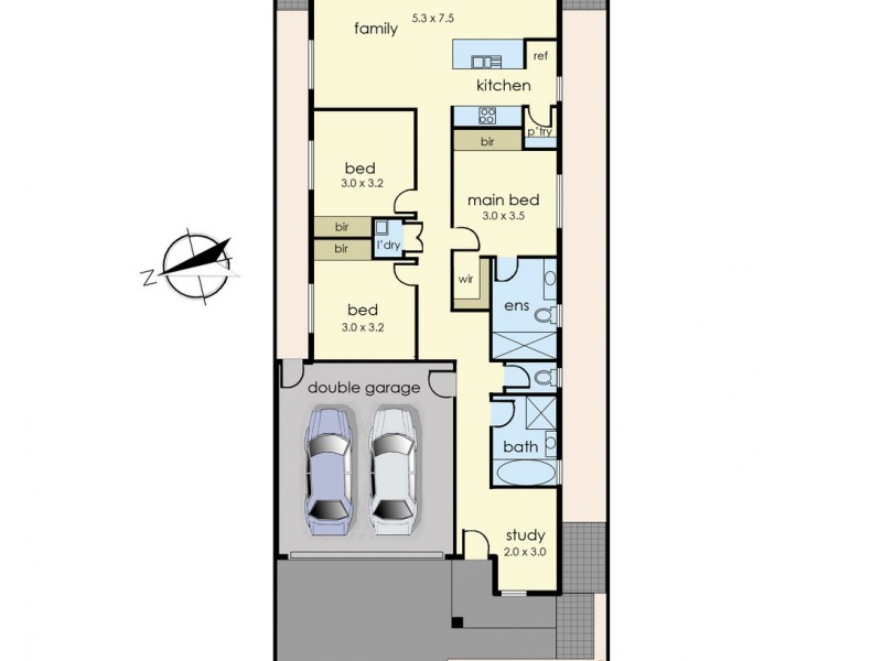 6 Pepper Street, Cranbourne East VIC 3977 Floorplan