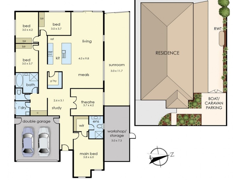 23 Honeybark Crescent, Lyndhurst VIC 3975 Floorplan