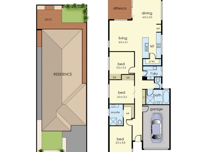 14 Illawarra Avenue, Clyde VIC 3978 Floorplan