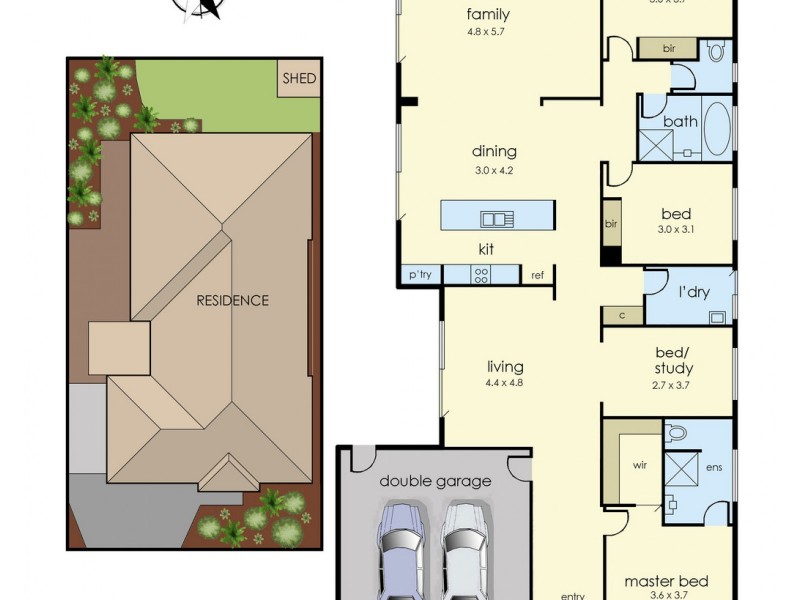 6 Noremac Grove, Lyndhurst VIC 3975 Floorplan