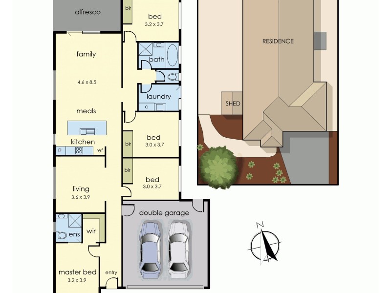 48 Alarah Boulevard, Cranbourne West VIC 3977 Floorplan