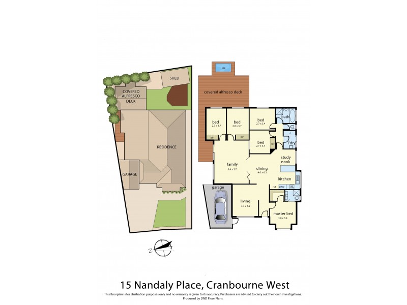 15 Nandaly Place, Cranbourne West VIC 3977 Floorplan