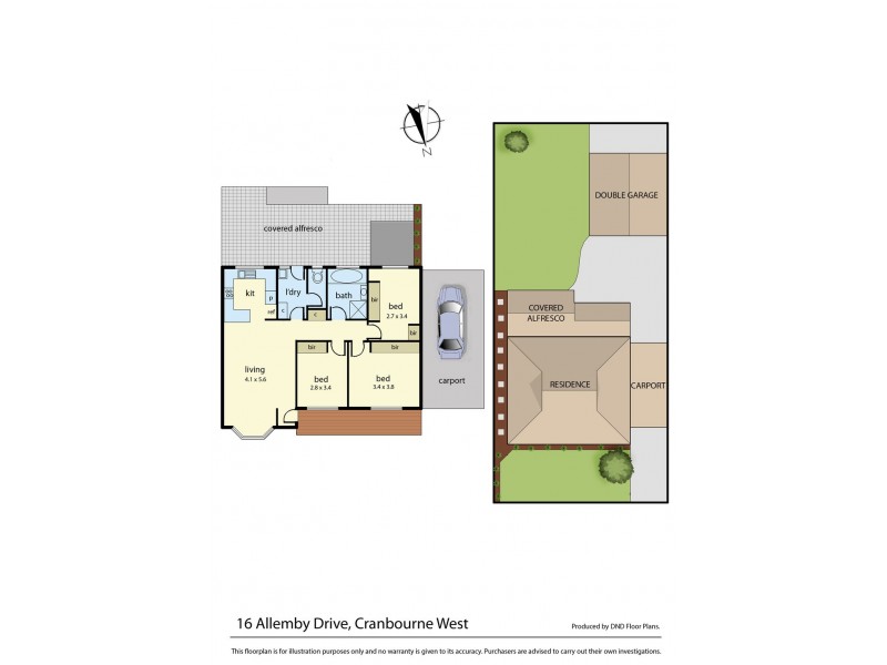 16 Allemby Drive, Cranbourne West VIC 3977 Floorplan