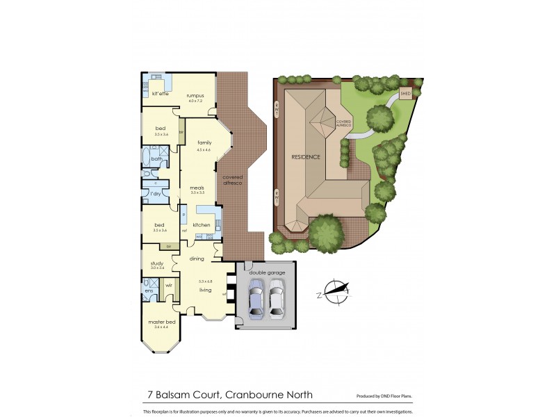 7 Balsam Court, Cranbourne North VIC 3977 Floorplan