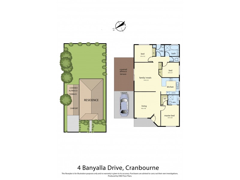 4 Banyalla Drive, Cranbourne West VIC 3977 Floorplan