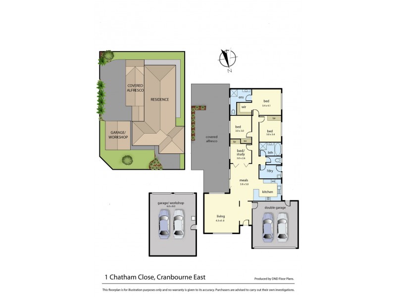1 Chatham Close, Cranbourne East VIC 3977 Floorplan