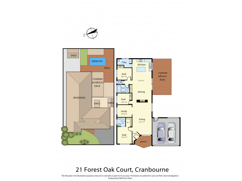 21 Forest Oak Court, Cranbourne VIC 3977 Floorplan