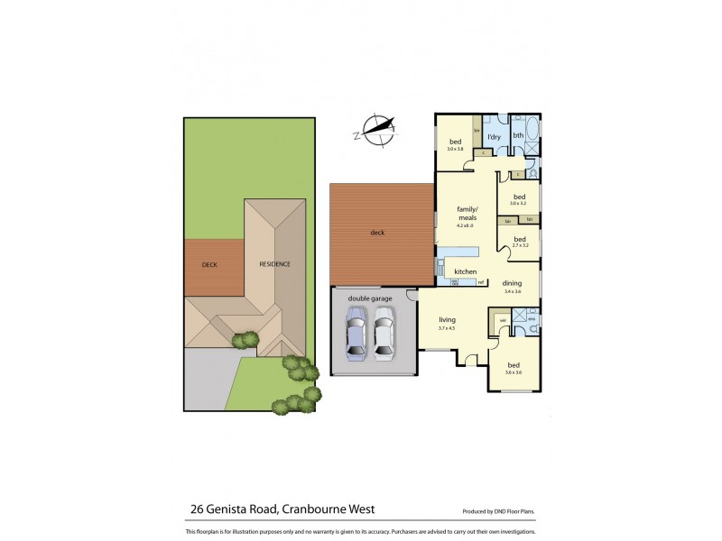 26 Genista Road, Cranbourne West VIC 3977 Floorplan