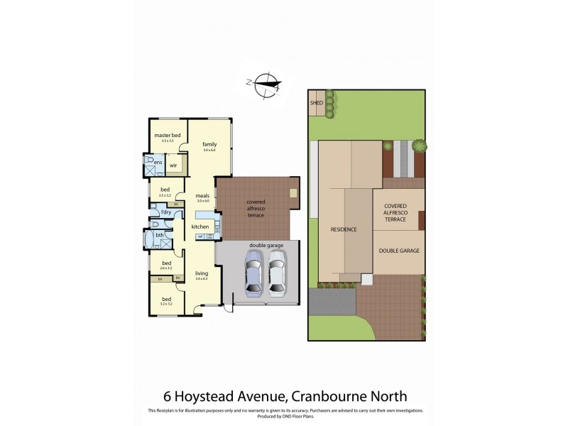 6 Hoysted Avenue, Cranbourne North VIC 3977 Floorplan