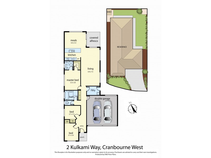 2 Kulkami Way, Cranbourne West VIC 3977 Floorplan