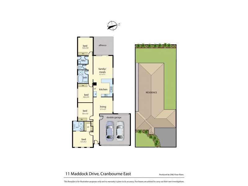 11 Maddock Drive, Cranbourne East VIC 3977 Floorplan