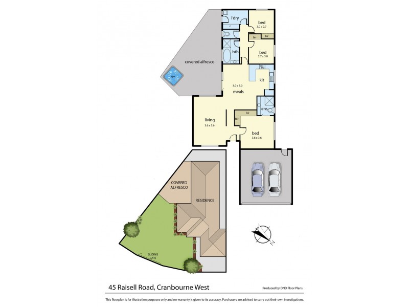 45 Raisell Road, Cranbourne West VIC 3977 Floorplan