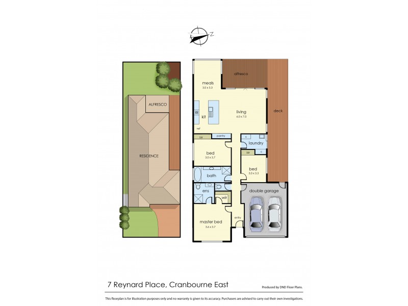 7 Reynard Place, Cranbourne East VIC 3977 Floorplan