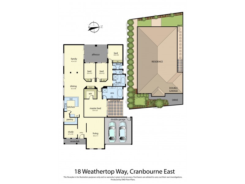 18 Weathertop Way, Cranbourne East VIC 3977 Floorplan
