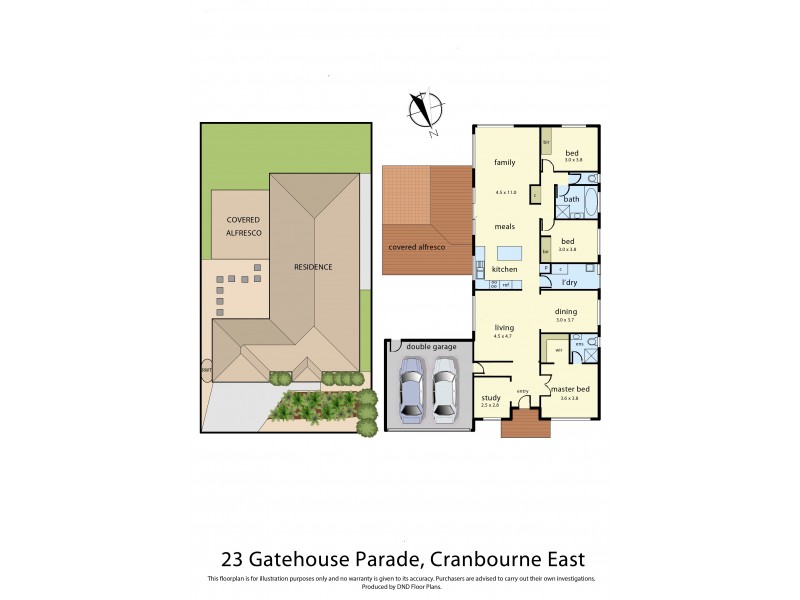 23 Gatehouse Parade, Cranbourne East VIC 3977 Floorplan