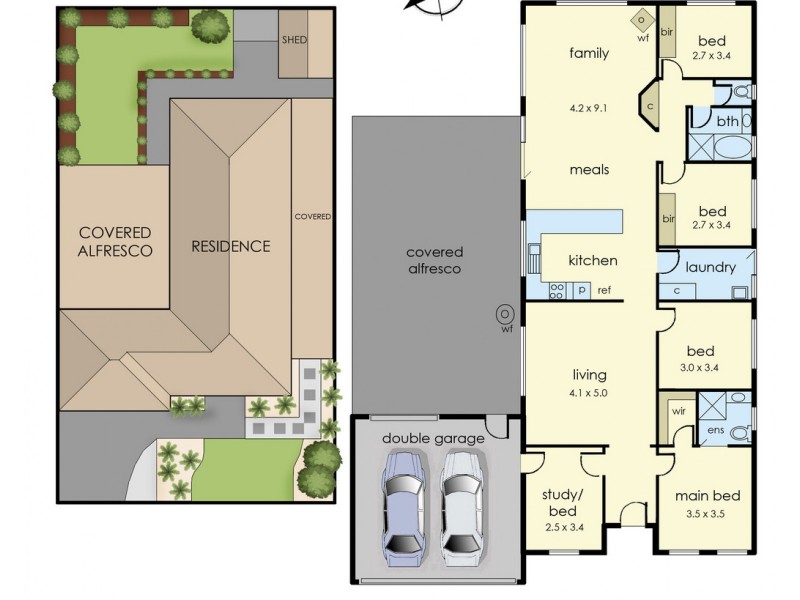 3 Seacombe Place, Cranbourne VIC 3977 Floorplan