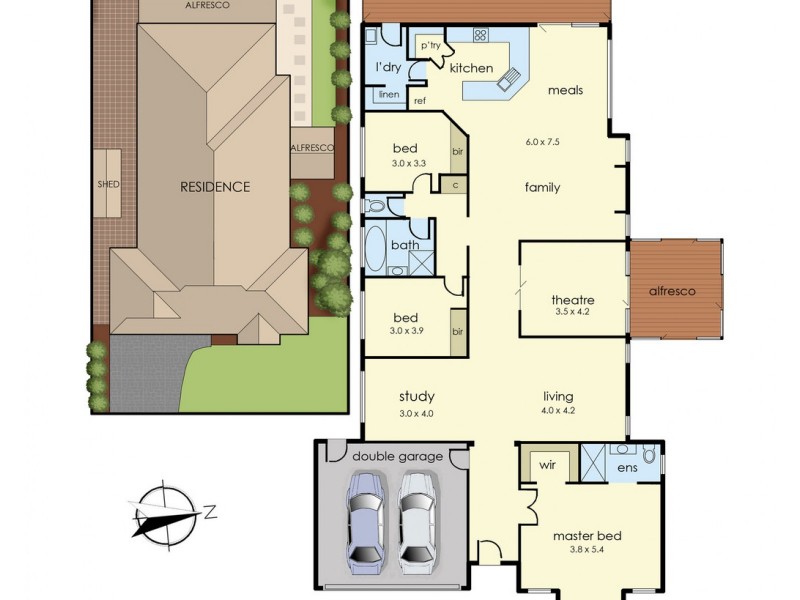 12 Bramble Close, Lyndhurst VIC 3975 Floorplan