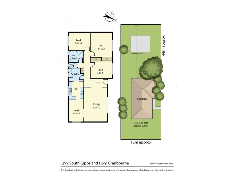299 South Gippsland Highway, Cranbourne VIC 3977 Floorplan