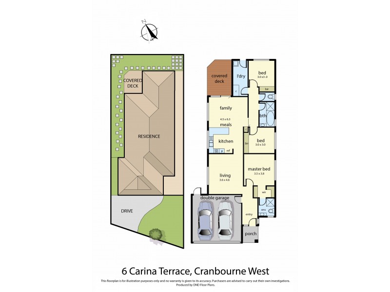 6 Carina Terrace, Cranbourne West VIC 3977 Floorplan
