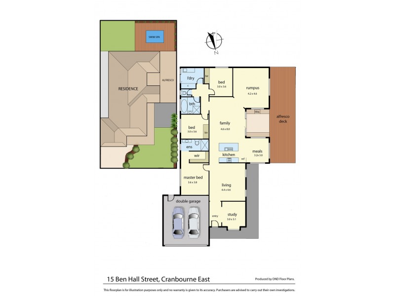 15 Ben Hall Street, Cranbourne East VIC 3977 Floorplan