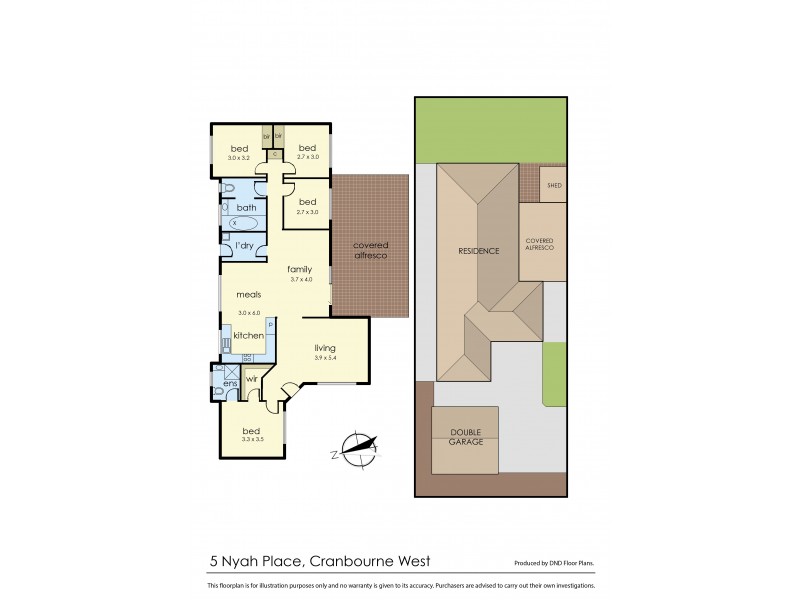 5 Nyah Place, Cranbourne West VIC 3977 Floorplan