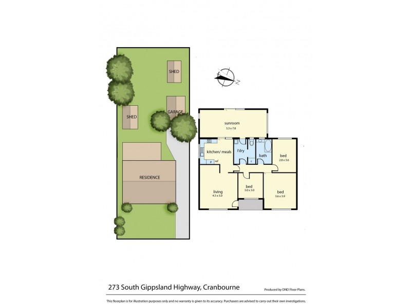 273 South Gippsland Highway, Cranbourne VIC 3977 Floorplan