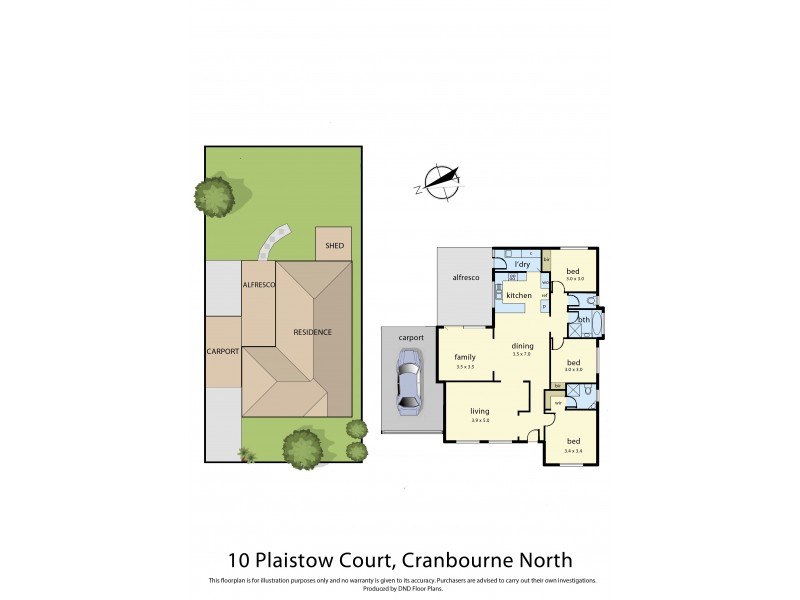 10 Plaistow Court, Cranbourne North VIC 3977 Floorplan