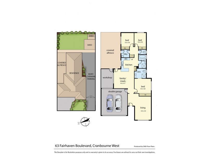 63 Fairhaven Boulevard, Cranbourne West VIC 3977 Floorplan