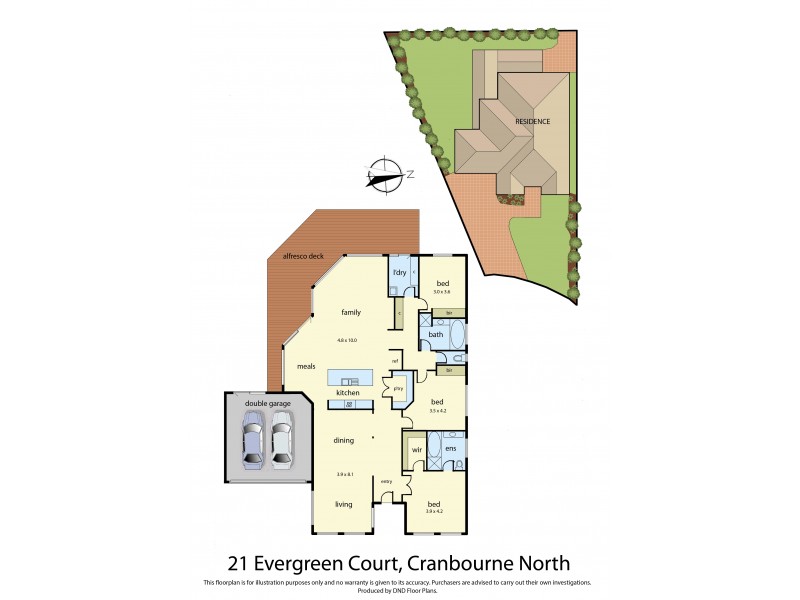 21 Evergreen Court, Cranbourne North VIC 3977 Floorplan