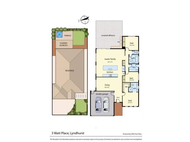3 Watt Place, Lyndhurst VIC 3975 Floorplan