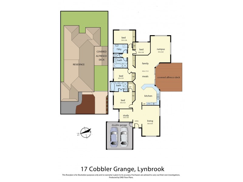 17 Cobbler Grange, Lynbrook VIC 3975 Floorplan