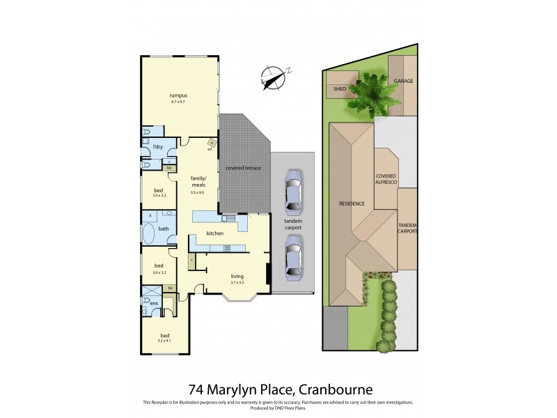 74 Marylyn Place, Cranbourne VIC 3977 Floorplan