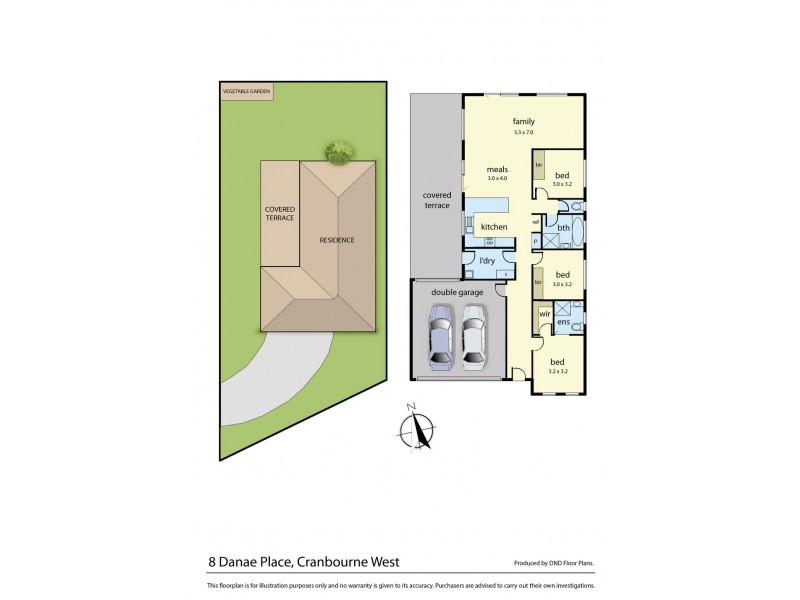 8 Danae Place, Cranbourne West VIC 3977 Floorplan