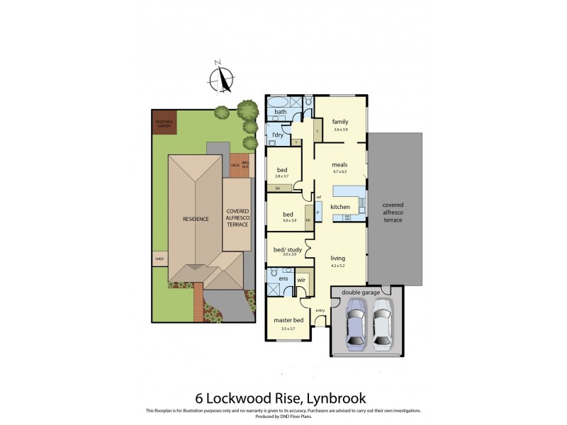 6 Lockwood Rise, Lynbrook VIC 3975 Floorplan