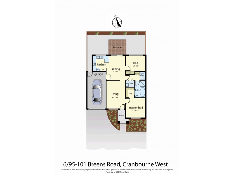 6/95-101 Breens Road, Cranbourne West VIC 3977 Floorplan