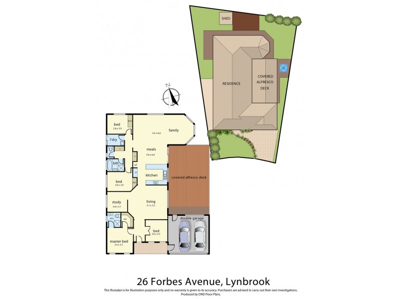 26 Forbes Avenue, Lynbrook VIC 3975 Floorplan
