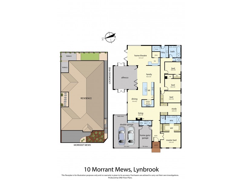 10 Morrant Mews, Lynbrook VIC 3975 Floorplan