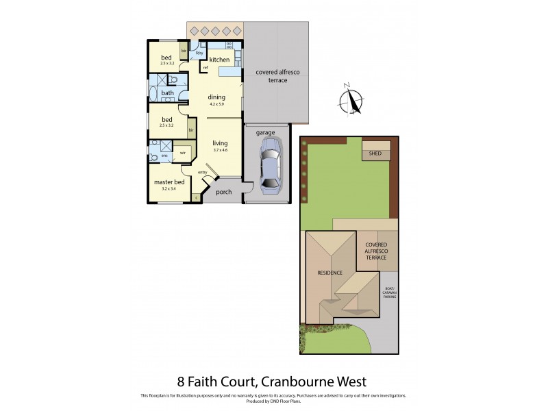 8 Faith Court, Cranbourne West VIC 3977 Floorplan