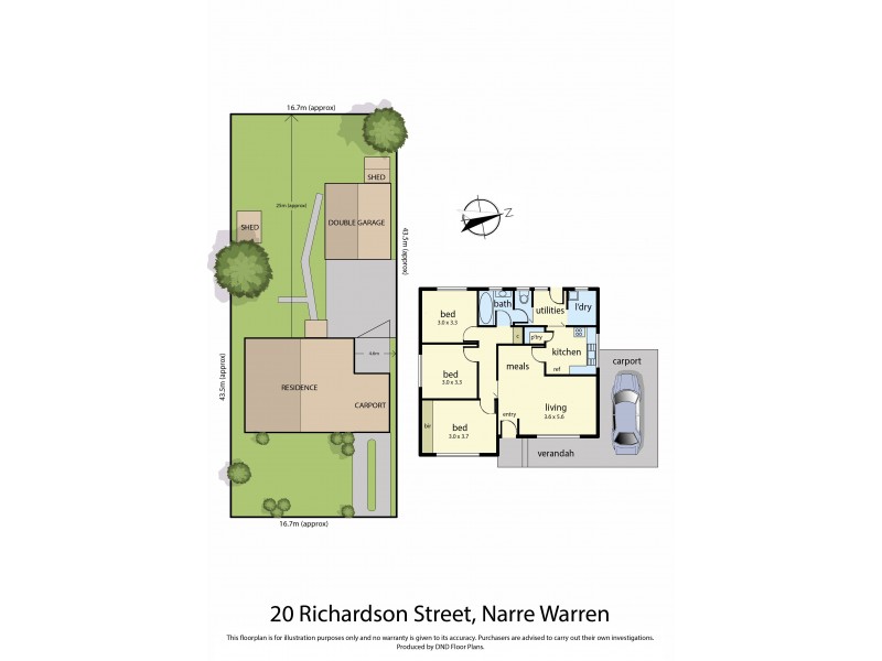 20 Richardson Street, Narre Warren VIC 3805 Floorplan