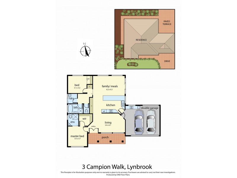 3 Campion Walk, Lynbrook VIC 3975 Floorplan