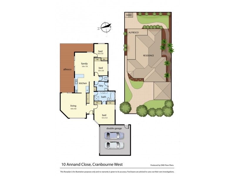 10 Annand Close, Cranbourne West VIC 3977 Floorplan