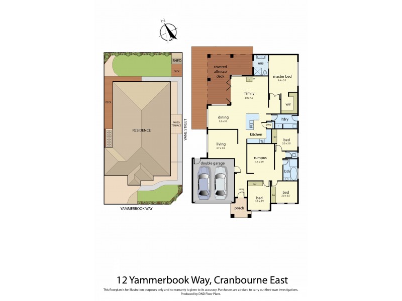 12 Yammerbook Way, Cranbourne East VIC 3977 Floorplan