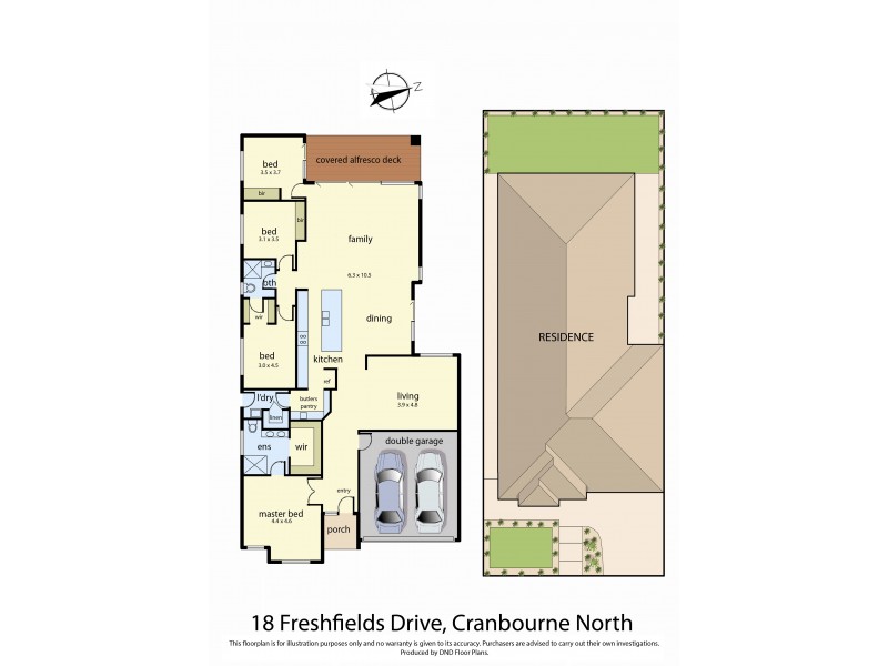 18 Freshfields Drive, Cranbourne North VIC 3977 Floorplan
